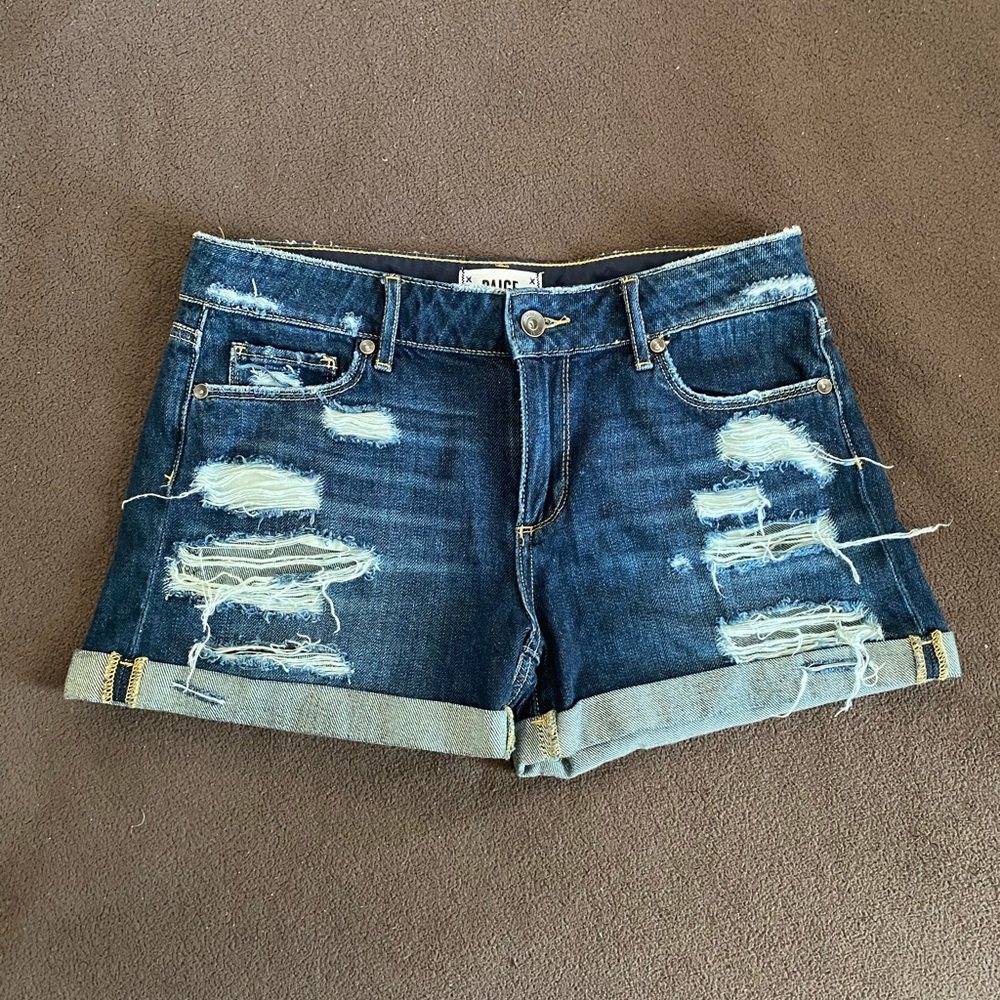 Paige denim shorts size 27